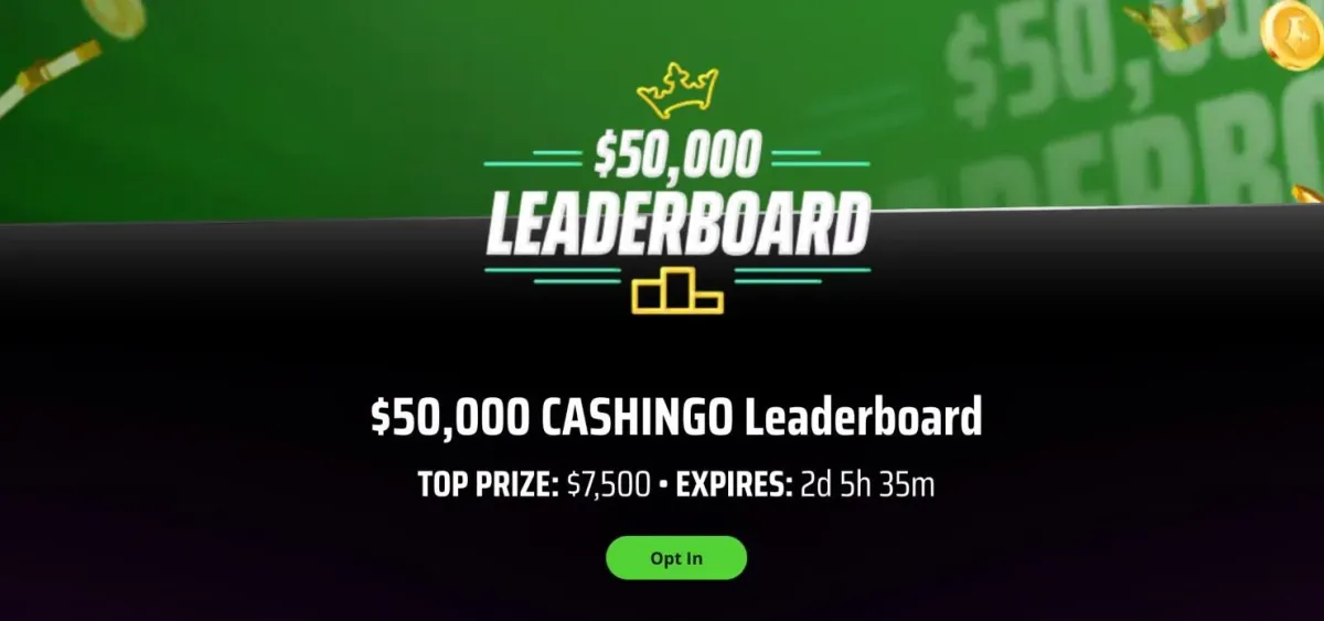 Daily Slot Tournaments and Rolling Wager-Free Cashback Leaderboards