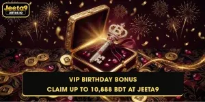 VIP Birthday Cash Gift and Free Spin Package inside User Rewards Center